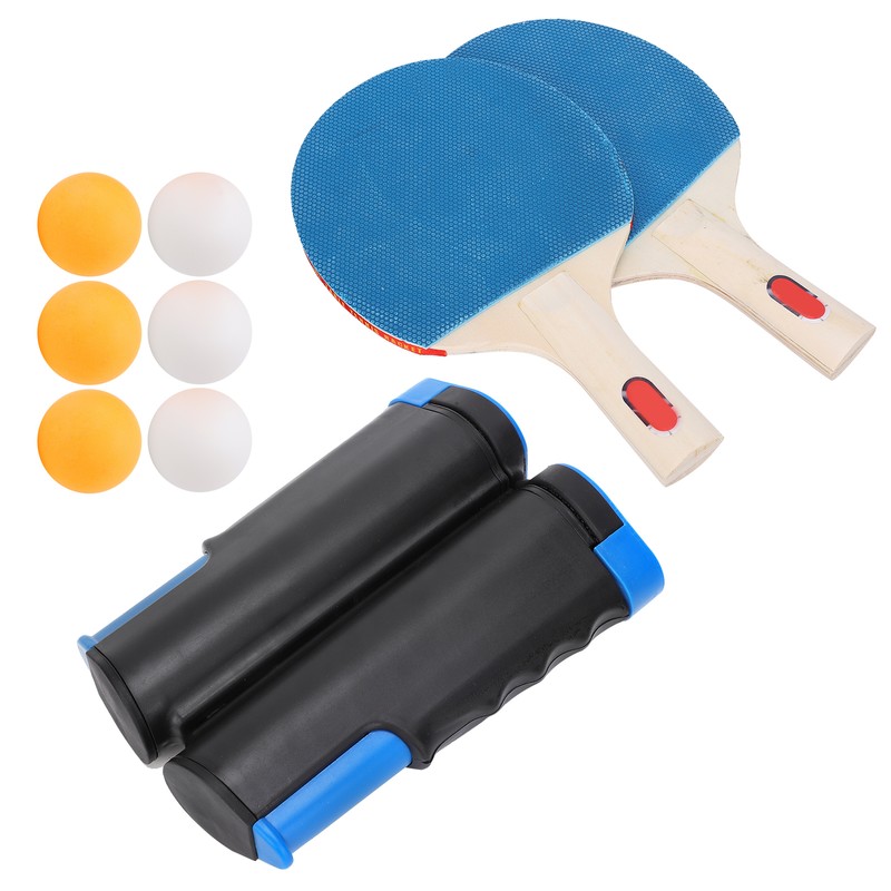 Portable Sport Automatic Ping Pong Bats Racket Telescopic Net Frame
