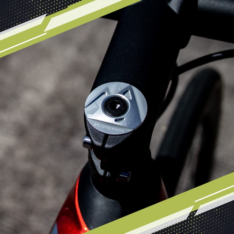 JRC Components Ahead Stem Top Cap JRC Logo Design |