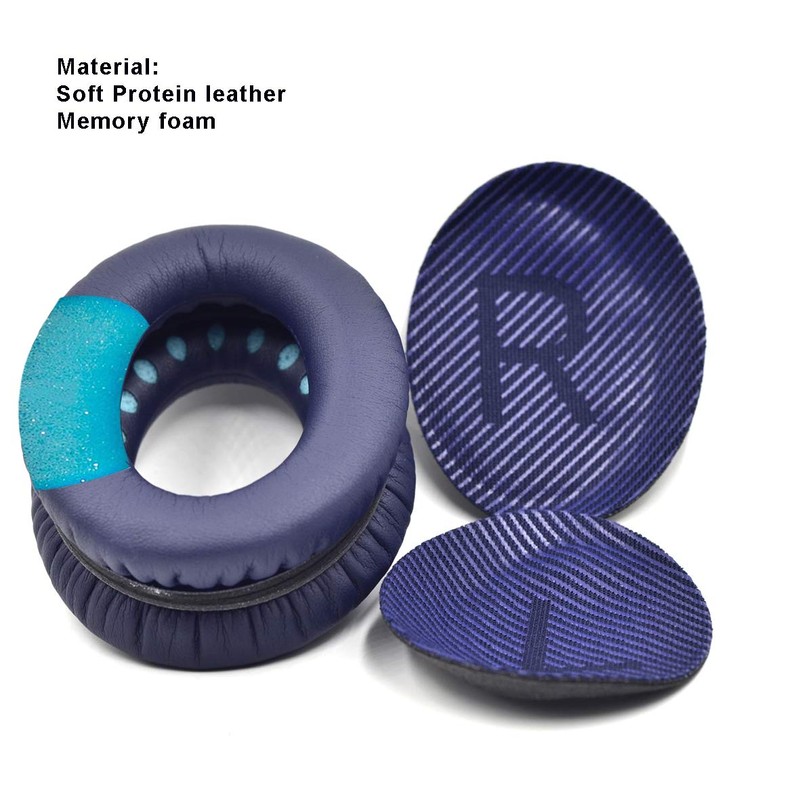 Defean Replacement Ear Cushions Soft Protein Leather and Memory Foam