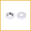 Partuto 30pcs Car Bumper Washer Bolts M6x1.0 Aluminum Alloy Silver