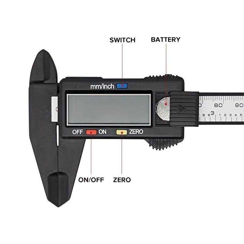 Digital Caliper Tools with Extra Large LCD Screen, 1 Count