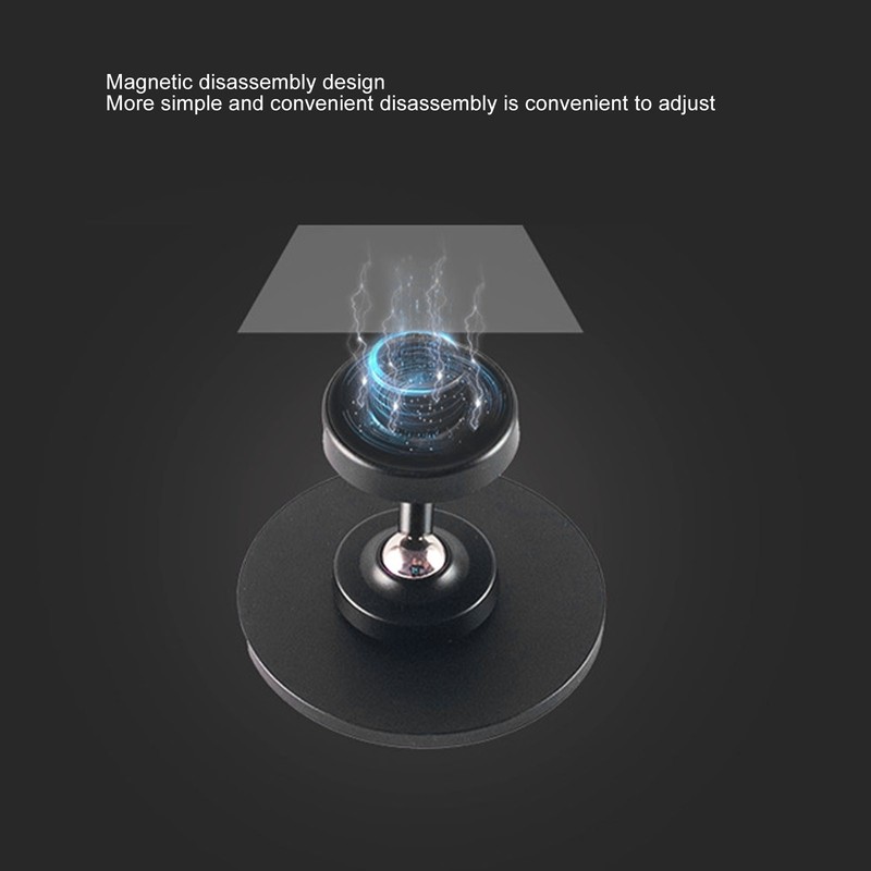 Coffee Maker Magnetic Mirror with 360° Rotating Base Aluminum Alloy