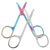 2Pcs Nose Hair Scissors with Rounded Tips for Safe Eyebrow