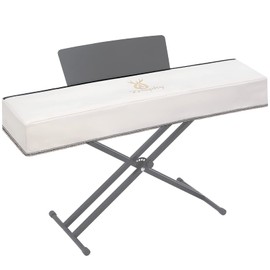 Zreephy Piano Keyboard Dust Cover with Music Stand Opening of Zipper Design, Dust Proof Cover Compatible for Yamaha P225 P223 P145 P143 88 Keys Digital Piano Keyboards Electronic Keyboards