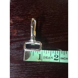 Unbranded 20 - 3/4" Small spring snap hook nickle plated