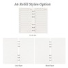 Multibey A6 Refill Paper 3-Pack - 6-Hole Loose Leaf Binder