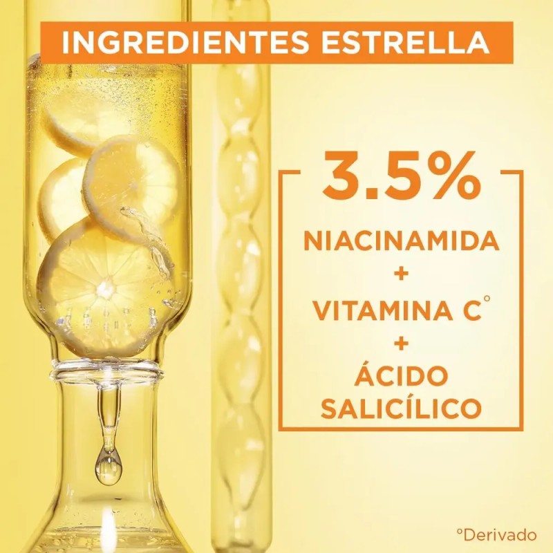 Garnier Kit Vitamina C: Sérum Concentrado + Crema Hidratante Iluminadora
