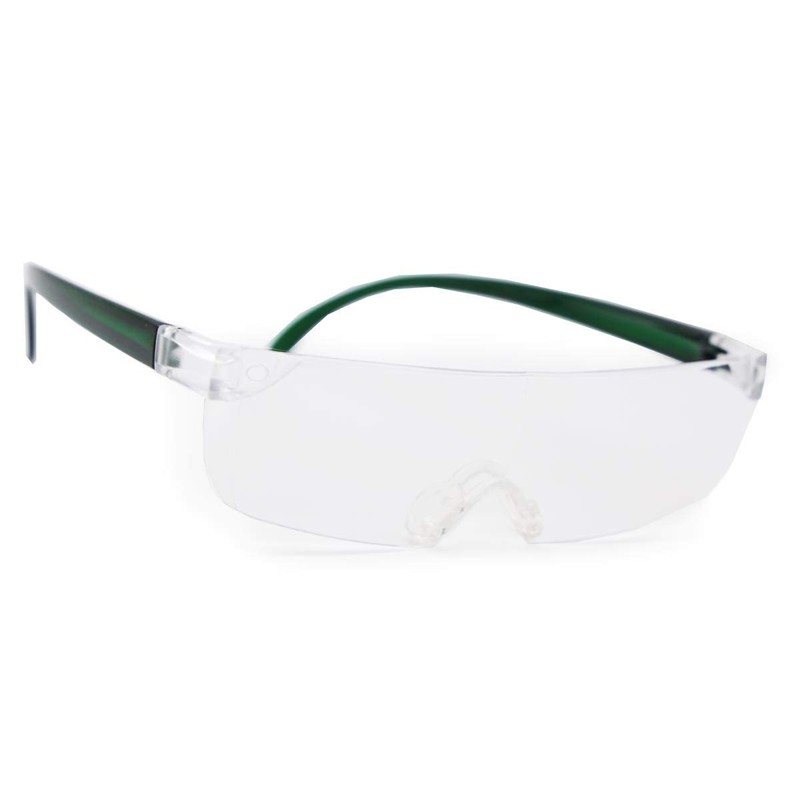 Easy to read newspapers. Uses a 1.3x super clear lens