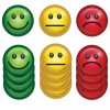 StoreSMART® StoreSMART 2" Mood Magnets for Status Visualization-