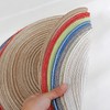 Placemats, Washable Woven Vinyl Placemats for Dining Table, Easy Clean
