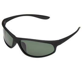 Valeria Polarized Sunglasses with Hard Case for Sports, Outdoors, UV400, Narrow Frame, Black