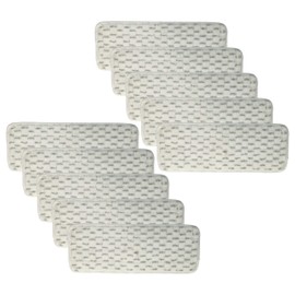 vhbw Mop Cloth Set (10 Pieces) Compatible with Vileda Easy Twist Floor Mop 25 x 13 x 2 cm