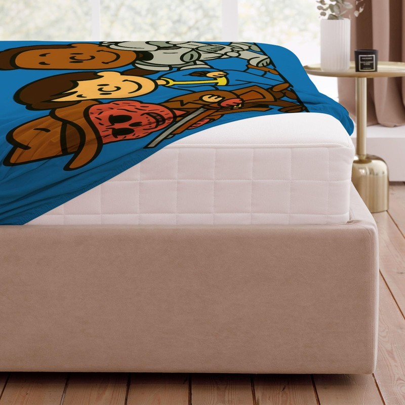Allenjoy Shelter Friend Sheets Set with Fitted Sheet, Flat Sheet