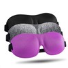 LKY DIGITAL Sleep Mask for Side Sleeper 3 Pack, Blackout