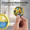 Sobriety Coin with Liquid Sand, Recovery Ship Challenge Coin, One