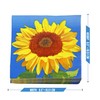 Iconikal 75-Count Disposable Paper Party Napkins Sunflower Fields 6.5x6.5-Inch 2-Ply