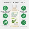 AloeCure USDA Organic Aloe Vera Juice Made Within 12 Hours