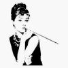 Audrey Hepburn - Breakfast At Tiffanys Bumper Sticker Window Vinyl