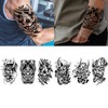 6 Pcs Hannya Tattoo Sticker Arm Tattoo Sticker Waterproof Long