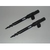 2 x Fishing Spiral Point Easy Screw Banksticks 15cm-25cm. 16mm
