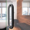 ALLYWASAI 8" Shower Door Handle, Shower Glass Door Pull Back