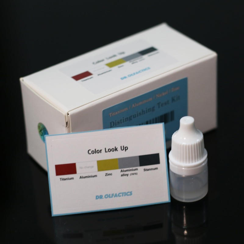 Titanium (Ti) Test Kit - Distinguish Titanium from Aluminum/Nickel/Tin/Zinc [Rapid