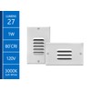 STP2 Louvered White LED Step Light (STP2L120WH)