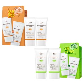 Dr.G Sunscreen without stinging eyes Tone-up sunscreen Moist inorganic sunscreen Brightening up sun plus 1 set / 눈시림없는선크림 톤업썬크림 촉촉한 무기자차 선크림 브라이트닝 업 선 플러스 1세트