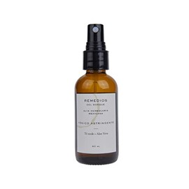 Tónico Astringente de Té Verde con Aloe Vera para Piel Grasa, Frasco con 60 ML.