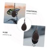 BESPORTBLE 5Pcs Portable Iron Fishing Sinkers Durable Drop Shot Weights