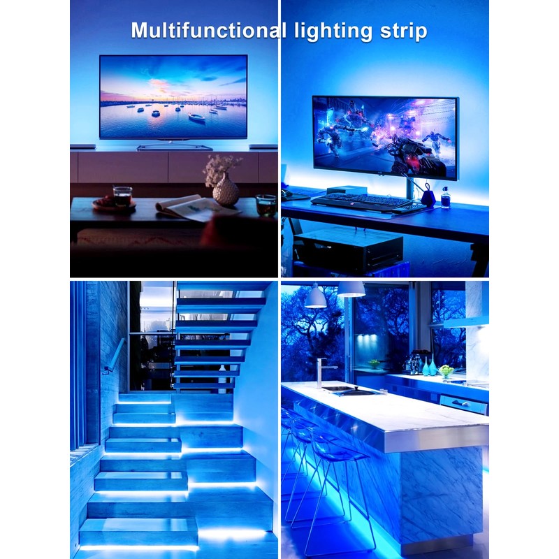 KANTUTOE TV Lights Behind, 19.68ft LED Lights for 55-85 Inch