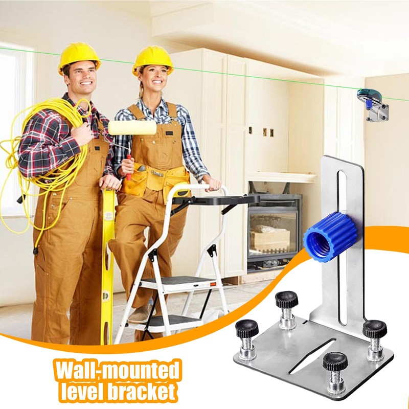 Wall Mount Bracket,Heavy-Duty Level Bracket - Stainless Steel Thickened Holder