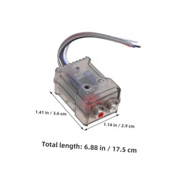 STOBOK 2pcs Car Audio Converter High to Low Adapter Speaker Wire to Amplifier for Car Stereo Subwoofer Amplifier