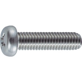 Trusco B05-0206 Pan Head Small Screws, Stainless Steel, Full Screws, M2 x 0.2 inches (6 mm), 160 Pcs.