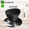 KADAX Pot Lid Handle, Plastic and Stainless Steel Fireproof Lid
