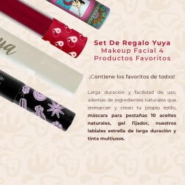 Yuya Set de 4 Piezas Labios Cejas Pestañas Cruelty Free