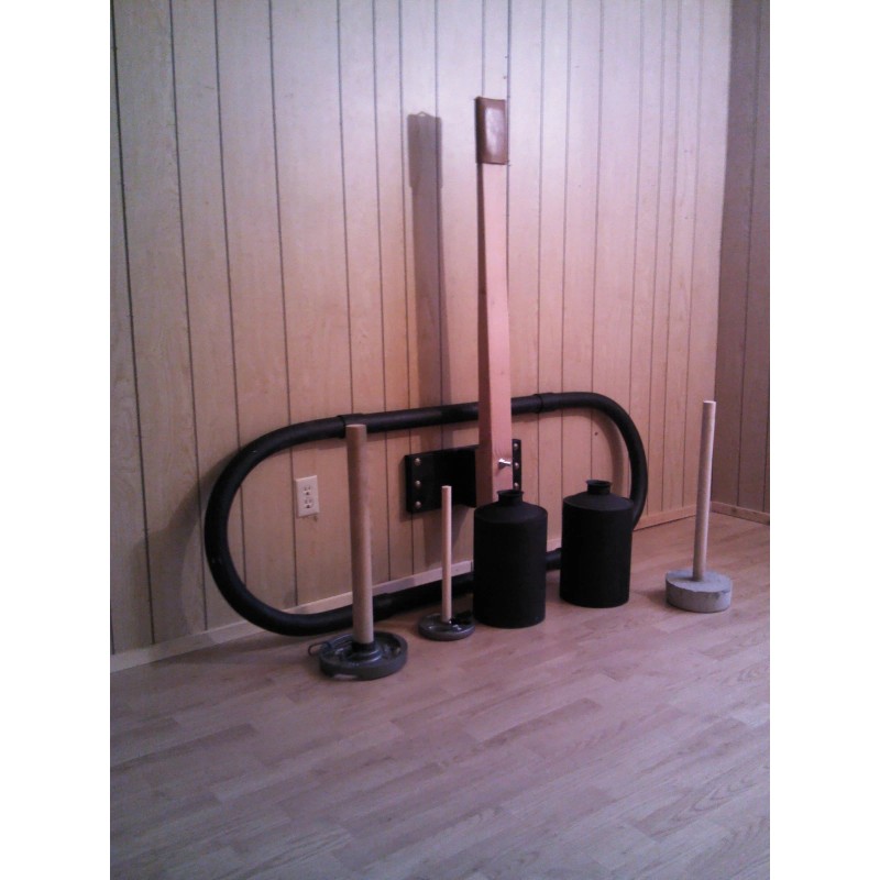 Modern Hojo Undo Chi Ishi Handle Martial Arts Weight Training