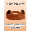 I DEW CARE Face Wash Headband - Brown Bear |