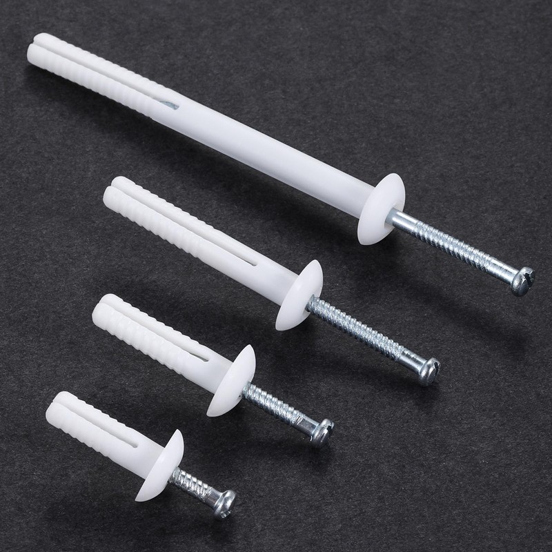 Wensilon 1/4x2 Plastic Hammer Drive Nail in Anchor (100pcs per