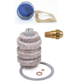 MDB Oil Burner Tune Up Kit 0.65 Gallon 60° Hollow Nozzle Filter And A Pump Screen