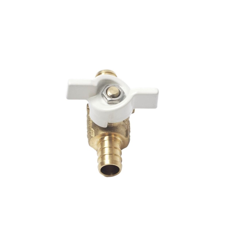 1/2-in Brass Pex Ball Valve, 1/4 Turn Shut Off Valve