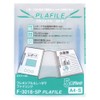 Lihit Lab F3018-5P-8 Plastic File A4 2 Hole Blue