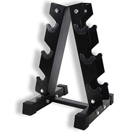 Gymnastics Power Hex Dumbbells Exercise & Fitness Weights Dumbbell for Women & Men (Choose Weight 5 lb, 10 lb, 15 lb, 20 lb, 25 lb, 30 lb, 40 lb) (3 Tier Dumbbells Rack)