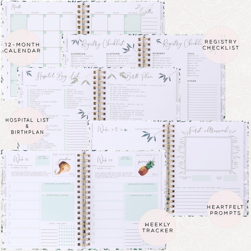 Pregnancy Journal for First Time Moms | Weekly Pregnancy Tracker