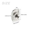 METALLIXITY Slide T-Groove Nuts M3 Threads 10pcs Carbon Steel T-Groove