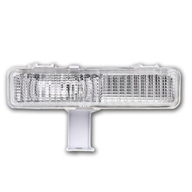 G-PLUS Front Bumper Mounted Side Marker Turn Signal Light Assembly Compatible with Chevy Caprice Base 85-90 Caprice/Classic 80-90/Impala Base 80-85 914550, GM2521116 914549 GM2520115