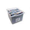 Kid's Craft Memory Keepsake Organizer Box - Clear Storage Latching