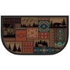 Demissle Fireplace Hearth Rug Fireplace Mats Cabin Southwestern Fireproof Fire