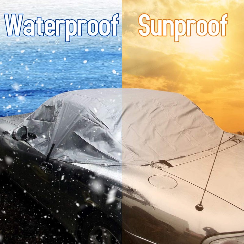 Shkalacar Car Cover Waterproof Compatible Car Cover Soft Top Roof
