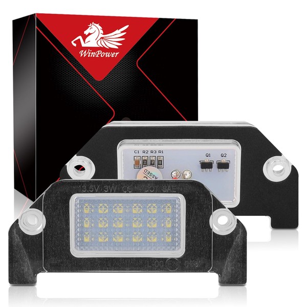 WinPower License Plate Lights Number Plate Bulb 6000K White CanBus